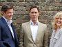 Nigel Harman, Rob Brydon and Ashley Jensen. Photo by Uli Webber