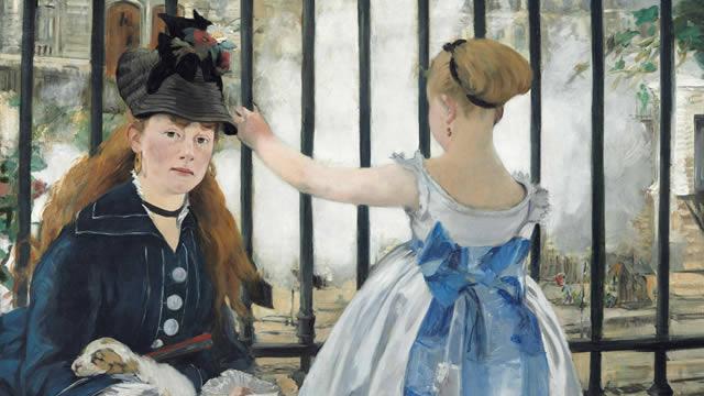 Édouard Manet: The Railway, 1873. Photo courtesy of the National Gallery of Art, Washington