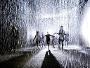 Rain Room, (The Curve, Barbican Art Gallery) Designed by rAndom International