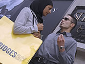 Shoppers outside Selfridges, London. Copyright Britain on View