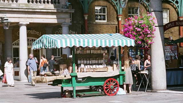 Apple Market, Covent Garden. Image Courtesy Covent Garden London