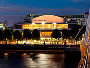 The Royal Festival Hall across the Thames. Copyright Morley von Sternberg