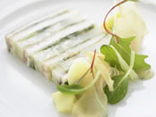Eel terrine. Bingham Restaurant