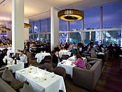 Skylon restaurant in the South Bank Centre at night