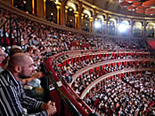Inside the Royal Albert Hall on a Prom night. Photo by Chris Christodoulou
