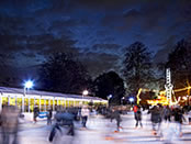 Ice skating at Winter Wonderland