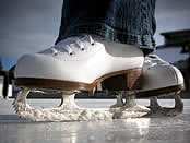 Ice skating at Winter Wonderland