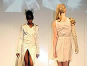 Models on the catwalk at last season's London Fashion Weekend