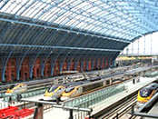 Eurostar Trains at St Pancras International. © Eurostar