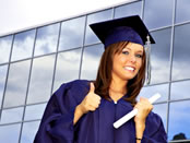 Student graduating. Copyright Britain on view