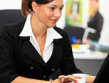 Woman at laptop computer
