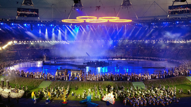 Olympic Opening Ceremony (rehearsal). Photo by Sophie