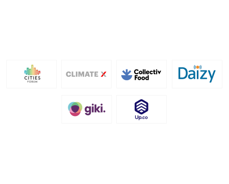Cohort 21 company logos.
