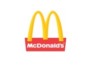 McDonalds logo on a white background 