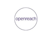 Openreach logo on white background