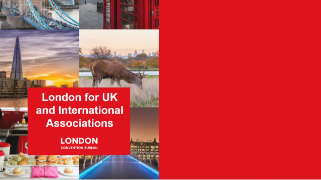 London for associations brochure cover