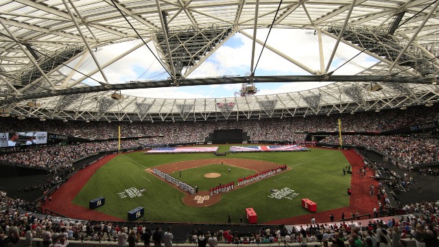 Major League Baseball being played in London.