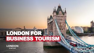 London for Business Tourism presentation cover.