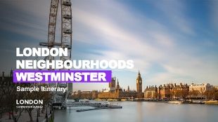 Westminster itinerary cover.