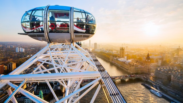 Plan summer activities such as The London Eye which overlooks the river Thames