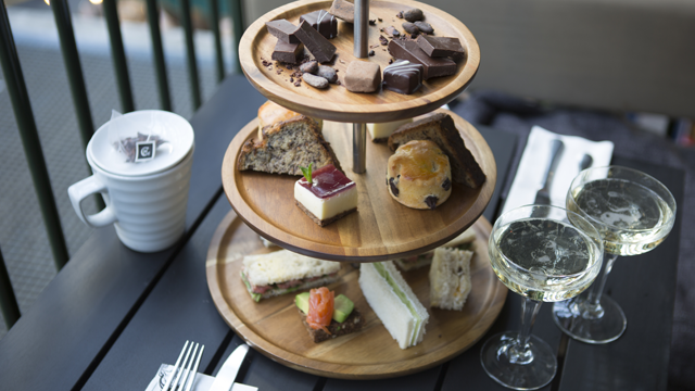 Afternoon tea at Hotel Chocolat’s Rabot 1745. Image courtesy of Red Letter Days.