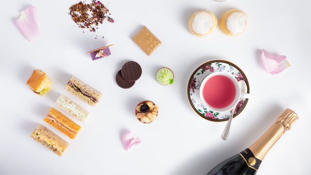 Vegan afternoon tea at The Langham London. Image courtesy of Red Letter Days.