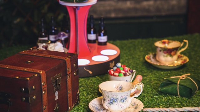 Wizard Afternoon Tea experience at the Wands and Wizard Exploratorium. Image courtesy of Red Letter Days.