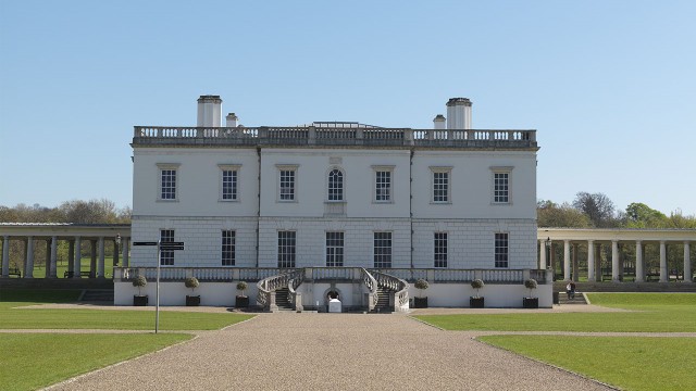 The front of the Queen's House in Greenwich. 
