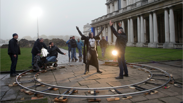 Thor: The Dark World being filmed in Greenwich at Old Royal Naval College.