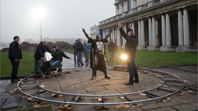 Thor: The Dark World being filmed in Greenwich at Old Royal Naval College. Image courtesy of Old Royal Naval College. Thor: The Dark World being filmed in Greenwich at Old Royal Naval College.