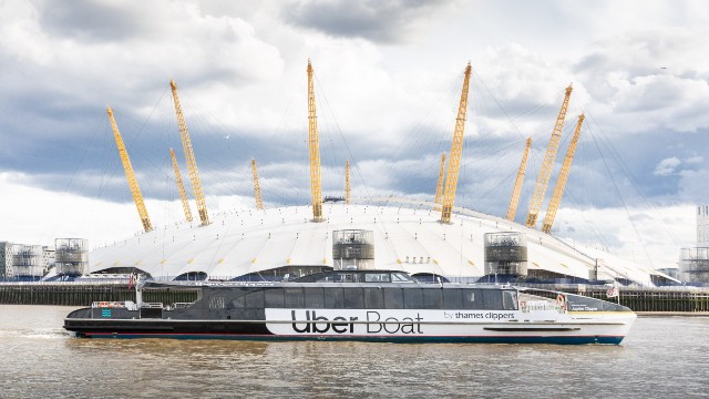 Uber Boat by Thames Clippers by The O2.
