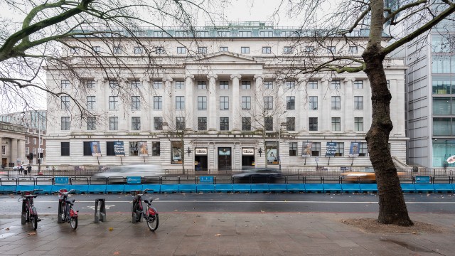A front view of the Wellcome Collection building.