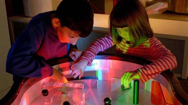children playing at the Science Museum London