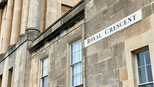 Bath's Royal Crescent. Photo by Tim Wildsmith on Unsplash.