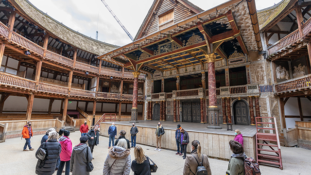 Shakespeare's Globe Tours © Pete Le May. Image courtesy of Shakespeare's Globe.