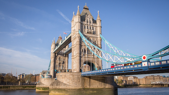 Get up-close views of London's most iconic bridge with the Raise Tower Bridge app. Image courtesy of Tower Bridge.