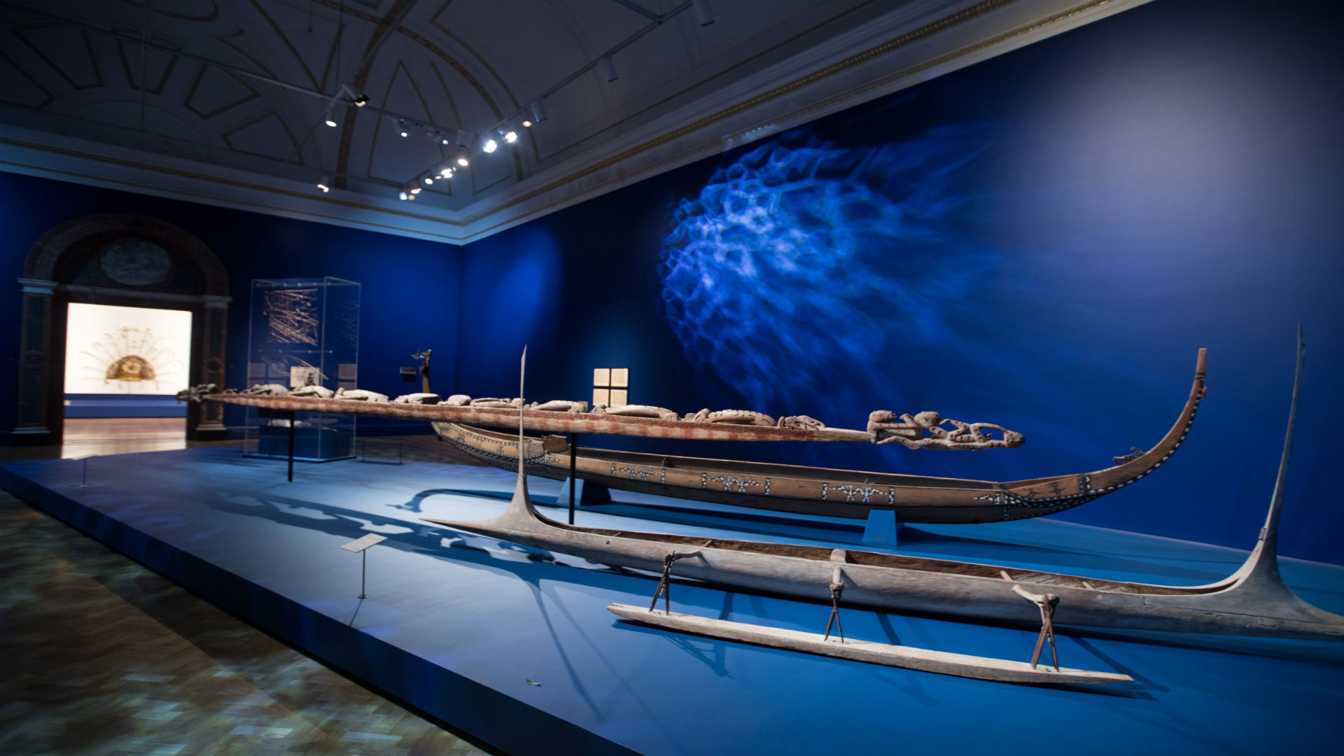 Oceania exhibition installation view at Royal Academy of Arts