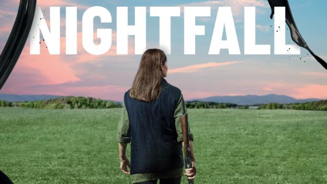 Nightfall at The Bridge Theatre poster image. Image courtesy of The Bridge Theatre.