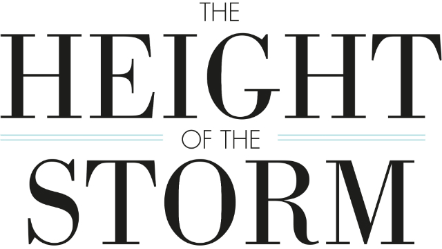 The Height of the Storm poster featuring the name of the play.