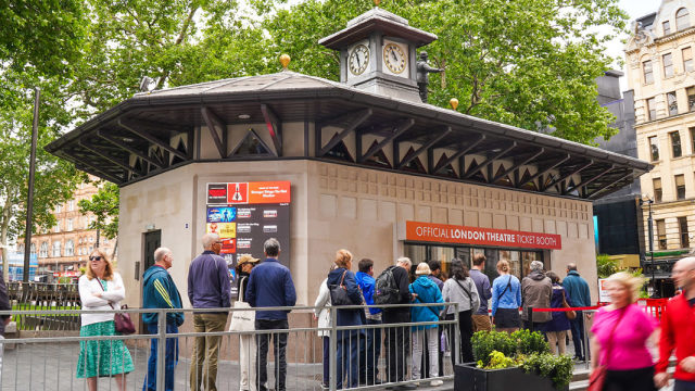 Imagen por cortesía de Official London Theatre Ticket Booth (home of TKTS)