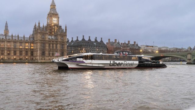 Image reproduite avec la permission de: Uber Boat by Thames Clippers