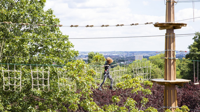 Image courtesy of Go Ape Alexandra Palace