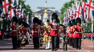 Trooping the Colour. Copyright: UK MOD Crown Copyright 2017. Image courtesy of the Household Division.