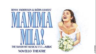 Mamma Mia! at the Novello Theatre