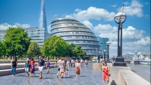 City Hall and The Shard. Image courtesy of Shutterstock.