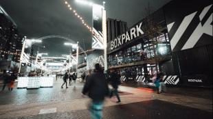 Boxpark Wembley site in north-west London. Image courtesy of Boxpark Wembley.