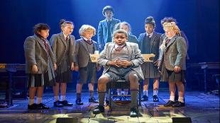 Matilda The Musical performs at the Cambridge Theatre in London. Image courtesy of See Tickets.