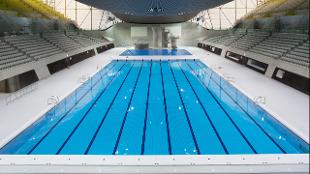 Imagen por cortesía de Queen Elizabeth Olympic Park: Aquatics Centre