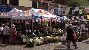 A stall at Romford Market. Image courtesy of Romford Market.