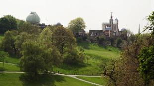 View of the Royal Observatory. Photo: Indusfoto. Image courtesy of The Royal Parks.